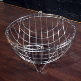 2742 SS Round Fruit Basket used for holding fruits as a decorative and using purposes in all kinds of official and household places etc. - SWASTIK CREATIONS The Trend Point