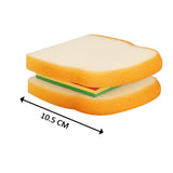 8072 Sandwich Shaped Notepad / Sticky Notes / Memo Pads, Unique Mini Notes (Multicolor) - SWASTIK CREATIONS The Trend Point