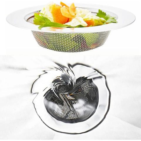 2025 Stainless Steel 2 Piece Sink Strainer/Drainer Net Basket/Jali/Filter Stopper for Kitchen - SWASTIK CREATIONS The Trend Point