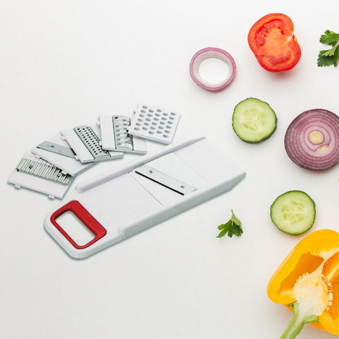 0141B  6in1 Slicer Multi Purpose Vegetable Slicer Grater For Kitchen Use - SWASTIK CREATIONS The Trend Point