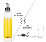 2346 Oil Dispenser Transparent Plastic Oil Bottle |Clear 1 Liter - SWASTIK CREATIONS The Trend Point