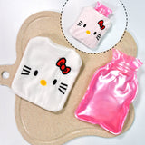 6526 White Hello Kitty small Hot Water Bag with Cover for Pain Relief, Neck, Shoulder Pain and Hand, Feet Warmer, Menstrual Cramps. - SWASTIK CREATIONS The Trend Point