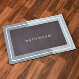 4036 Square Bathroom mat Water Absorbent mats Diatomite Door Mat Anti-Slip Bath Mat Quick Drying Absorbent mat for Home, Kitchen (59x39.5) - SWASTIK CREATIONS The Trend Point