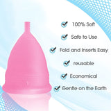 6112A Reusable Menstrual Cup used by womens and girls during the time of their menstrual cycle - SWASTIK CREATIONS The Trend Point