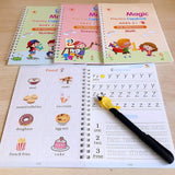 8075 4 Pc Magic Copybook widely used by kids, children’s and even adults also to write down important things over it while emergencies etc. - SWASTIK CREATIONS The Trend Point