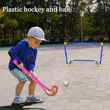 8002 Combo of Light Weight Plastic Bat, Ball & Hockey for Kids, Boys, Indoor, Outdoor Play - SWASTIK CREATIONS The Trend Point