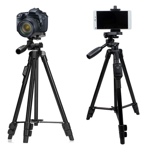 1466 Aluminum Alloy Tripod 3120A Stand Holder for Mobile Phones & Camera Tripod Kit - SWASTIK CREATIONS The Trend Point