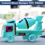 4454 Big Size Heavy Duty Rotating Cement Mixer Dumper Truck Toys for Kids Toddlers Boys and Girls - Construction Toy Friction Vehicle Toy - SWASTIK CREATIONS The Trend Point