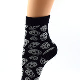 7342 Cotton Fancy Ladies Socks (1 Pair) (Moq :-3) - SWASTIK CREATIONS The Trend Point