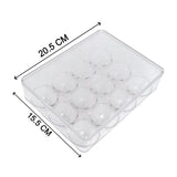 2794B 12 Cavity Egg Storage Box For Holding And Placing Eggs Easily And Firmly. - SWASTIK CREATIONS The Trend Point