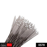 0578 Stainless Steel Straw Cleaning Brush Drinking Pipe, 23mm 1 pcs - SWASTIK CREATIONS The Trend Point