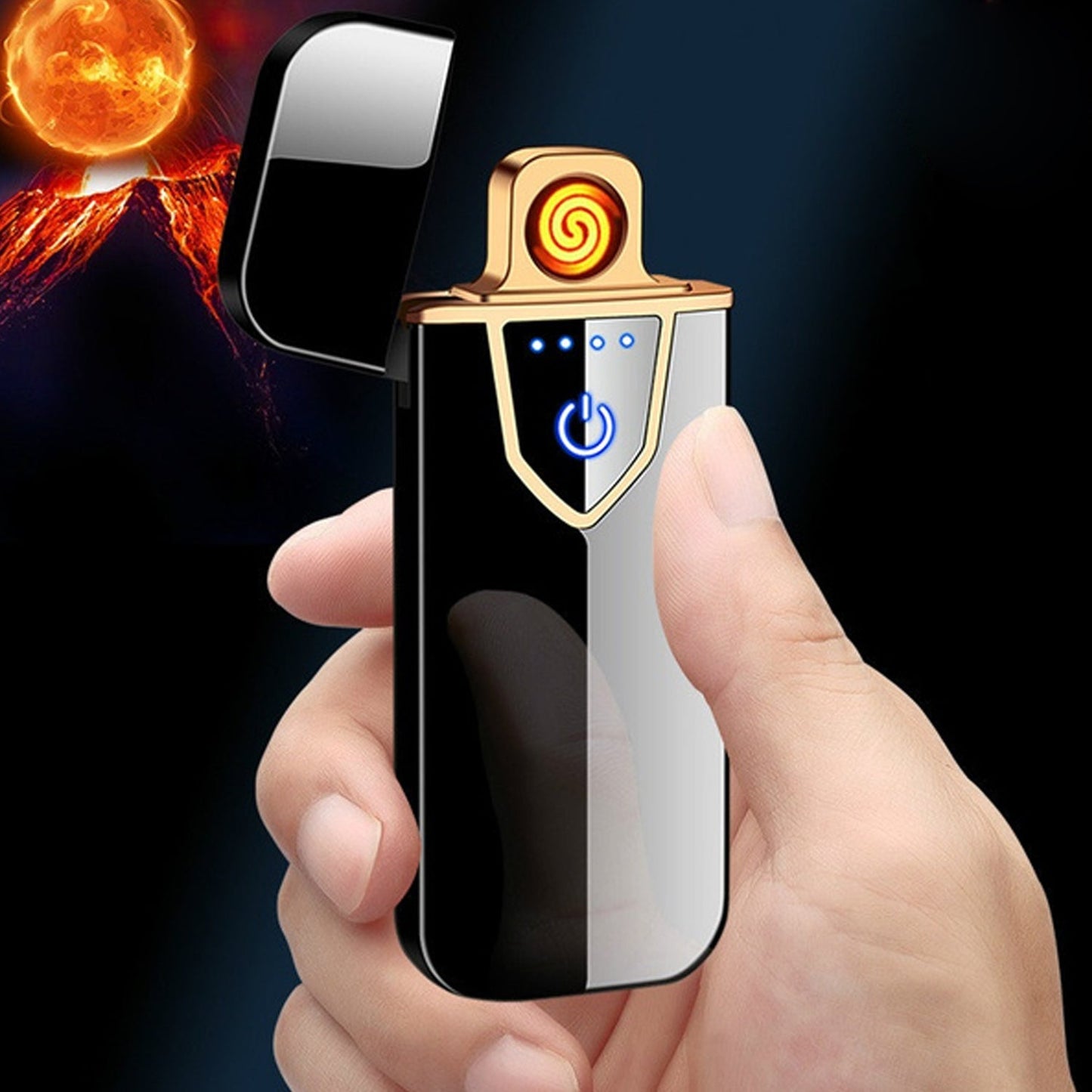 1771  Smart Finger Arc Lighter USB Rechargeable Lighter - SWASTIK CREATIONS The Trend Point SWASTIK CREATIONS The Trend Point