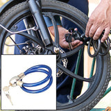 0228A Multipurpose Cable Lock for Bike, Luggage, Steel Keylock, Anti-Theft - SWASTIK CREATIONS The Trend Point