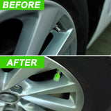 0547 Tyre Valve Caps Luminous Glow Car Tire Air Stem Valve Cap Covers ( 4 Pcs ) - SWASTIK CREATIONS The Trend Point