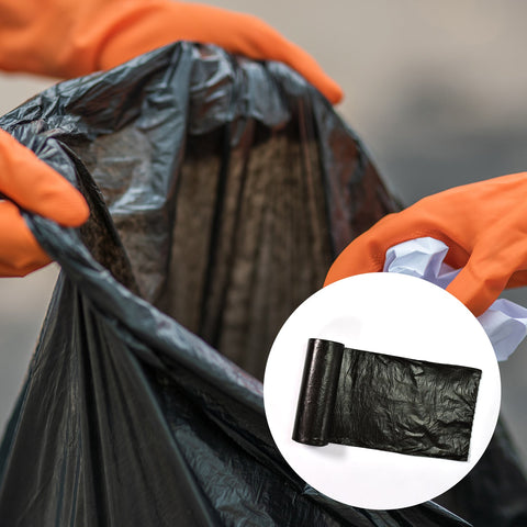 9257 1Roll Black Garbage Bags/Dustbin Bags/Trash Bags - SWASTIK CREATIONS The Trend Point