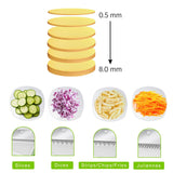 2803A MULTI FUNCTIONAL TIME SAVING ADJUSTABLE HAND PRESS VEGETABLES CHOPPER - SWASTIK CREATIONS The Trend Point