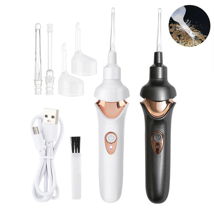 7707 EAR SUCTION DEVICE, PORTABLE COMFORTABLE EFFICIENT AUTOMATIC ELECTRIC VACUUM SOFT EAR PICK EAR CLEANER EASY EARWAX REMOVER SOFT PREVENT EAR-PICK CLEAN TOOLS SET FOR ADULTS KIDS - SWASTIK CREATIONS The Trend Point