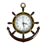 4944 Anchor Shape Wall Clock Size 28x23x5cms - SWASTIK CREATIONS The Trend Point