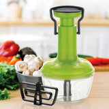 2759 3 In 1 Push Chop 1100Ml Used For Chopping Of Fruits And Vegetables. - SWASTIK CREATIONS The Trend Point