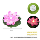 6556a WATER FLOATING SMOKELESS CANDLES & LOTUS FLOWERS SENSOR LED TEALIGHT FOR OUTDOOR AND INDOOR DECORATION - PACK OF 2 CANDLE CANDLE (PACK OF 2)