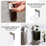 6166 6 Pc Shampoo Holder Hook For Holding Shampoo Bottles Easily. - SWASTIK CREATIONS The Trend Point
