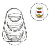 2740 3 Layer SS Fruit Trolley widely used for holding fruits as a decorative and using purposes in all kinds of official and household places etc. - SWASTIK CREATIONS The Trend Point