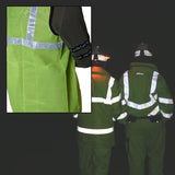7437 Green Safety Jacket For Having protection against accidents usually in construction area's. - SWASTIK CREATIONS The Trend Point