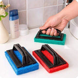 0222 Handle Scrubber Brush widely used by all types of peoples for washing utensils and stuffs in all kinds of bathroom and kitchen places etc. - SWASTIK CREATIONS The Trend Point
