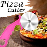 0631 Stainless Steel Pizza Cutter/Pastry Cutter/Sandwiches Cutter - SWASTIK CREATIONS The Trend Point