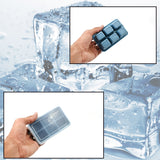 4741 6 Grid Silicone Ice Tray used in all kinds of places like household kitchens for making ice from water and various things and all. - SWASTIK CREATIONS The Trend Point