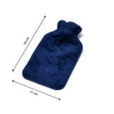 6537 Velvet Super soft Fur Cover with Natural Rubber Hot Water Bag ( 1 pcs ) - SWASTIK CREATIONS The Trend Point