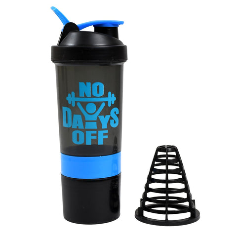 1773 Protein Shaker Bottle|Gym|Water Bottle with 2 Storage Compartment|BPA Free| 500ml - SWASTIK CREATIONS The Trend Point