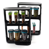 2621 Cabinet Caddy, Modular Rotating Spice Rack Multi-functional Organizer Rack Two 2-Tiered Shelves with Base - SWASTIK CREATIONS The Trend Point