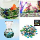 4980 Glass Gem Stone, Flat Round Marbles Pebbles for Vase Fillers, Attractive pebbles for Aquarium Fish Tank. - SWASTIK CREATIONS The Trend Point