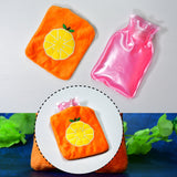 6510 Orange small Hot Water Bag with Cover for Pain Relief, Neck, Shoulder Pain and Hand, Feet Warmer, Menstrual Cramps. 