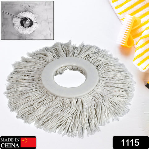 1115 Microfiber Spin Mop Replacement Head Round Shape Standard Size Spin mop Refills For All Type Mop Use - SWASTIK CREATIONS The Trend Point