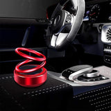 6319 Solar Power Car Aroma Diffuser 360°Double Ring Rotating Design, Car Fragrance Diffuser, Car Perfume Air Freshener for Dashboard Home Office - SWASTIK CREATIONS The Trend Point