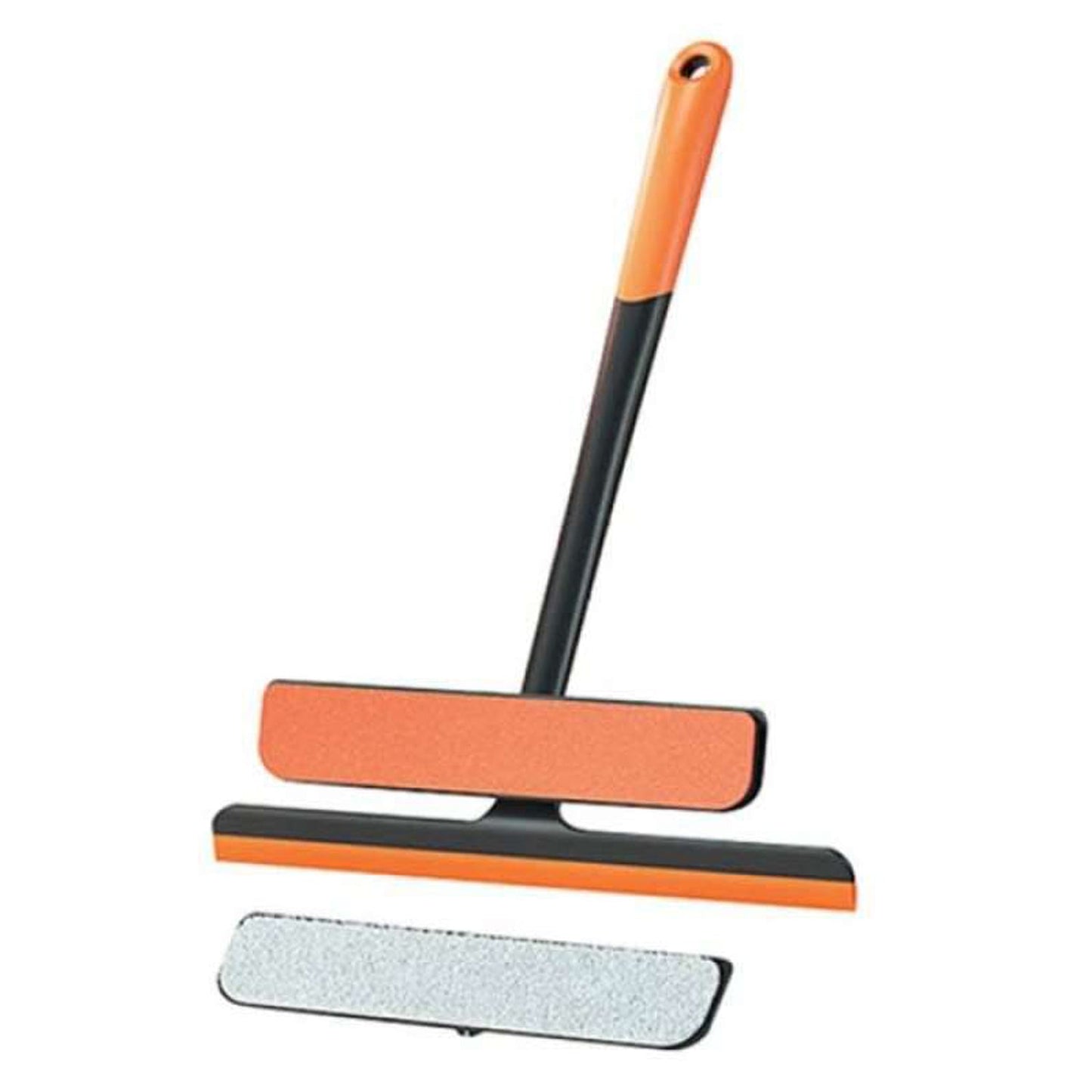 6087L Plastic 3 in 1 Rotatable Double Side Design Cleaning Brush Glass Wiper for Glass window, Car Window, Mirror, Floor (Multicolor) - SWASTIK CREATIONS The Trend Point SWASTIK CREATIONS The Trend Point