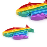 4902 Shark Fidget Toys, Push Pop Bubble Fidget Sensory Toy - SWASTIK CREATIONS The Trend Point