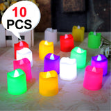 6429 10PCS FESTIVAL DECORATIVE - LED TEALIGHT CANDLES | BATTERY OPERATED CANDLE IDEAL FOR PARTY. - SWASTIK CREATIONS The Trend Point