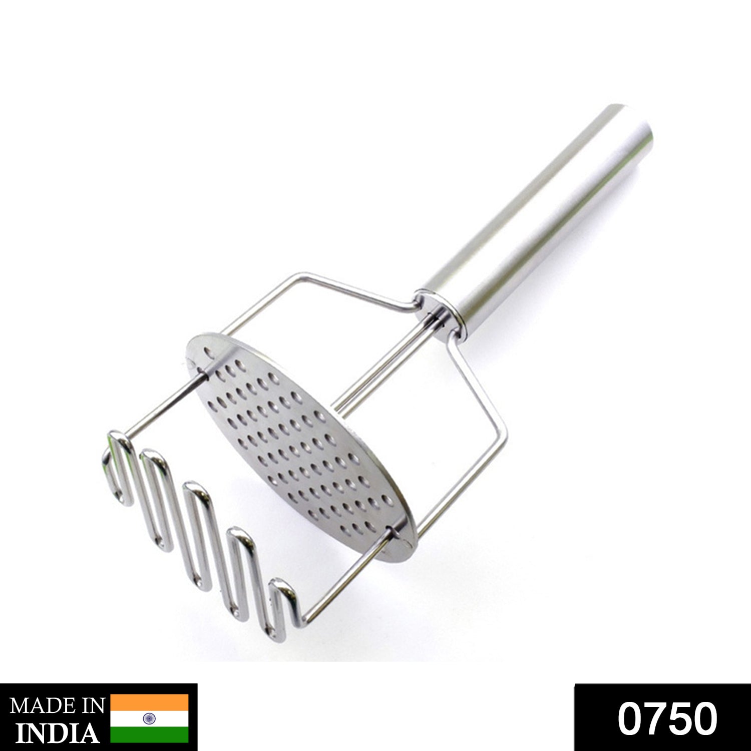 0750_Stainless Steel Hand Masher (Mash for Dal/Vegetable/Potato/Baby Food/pav bhaji