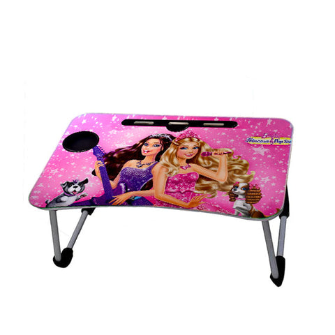 8006 Barbie Design Multipurpose Foldable Laptop Table - SWASTIK CREATIONS The Trend Point