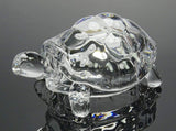 1194 Crystal Glass Turtle-Tortoise for Feng Shui and Vastu - SWASTIK CREATIONS The Trend Point