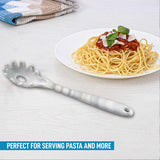 2995 Silicone Pasta Fork Stainless Steel Spaghetti Server | Pasta Server. - SWASTIK CREATIONS The Trend Point