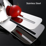 2918 Multifunction Cooking Serving Turner Frying Food Tong. Stainless Steel Steak Clip Clamp BBQ Kitchen Tong. - SWASTIK CREATIONS The Trend Point