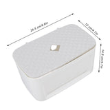 7676 Toilet Paper Holder No Drilling with Drawer and Multifunctional Storage Box for Bathroom, 