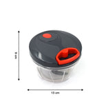 0080 V Atm Black 450 ML Chopper widely used in all types of household kitchen purposes for chopping and cutting of various kinds of fruits and vegetables etc. - SWASTIK CREATIONS The Trend Po