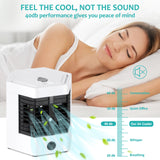 1488 Mini Air Conditioner ARCTIC COOLER Air Cooler Humidifier Mini Portable Air Cooler Fan Arctic Air Personal Space Cooler The Quick & Easy Way to Cool Any Space Air Conditioner - SWASTIK CR
