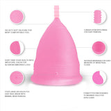 6112A Reusable Menstrual Cup used by womens and girls during the time of their menstrual cycle - SWASTIK CREATIONS The Trend Point