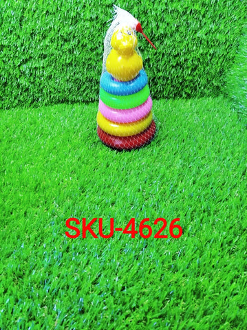 4626 Plastic Baby Kids Teddy Stacking Ring Jumbo Stack Up Educational Toy - SWASTIK CREATIONS The Trend Point